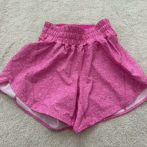 pink lululemon shorts